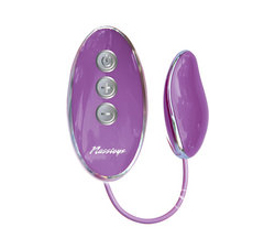 Sinful Ellipse Wired Remote Control Egg Purple